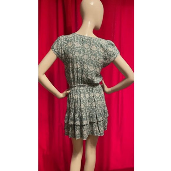 AE Ruffle Wrap Mini Dress Size Small BNWT - Picture 8 of 11